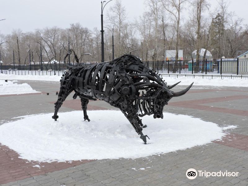 Sculpture Iron Bull旅游景点图片