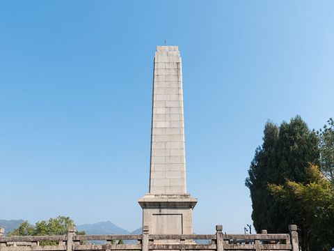 三河坝烈士纪念碑的图片