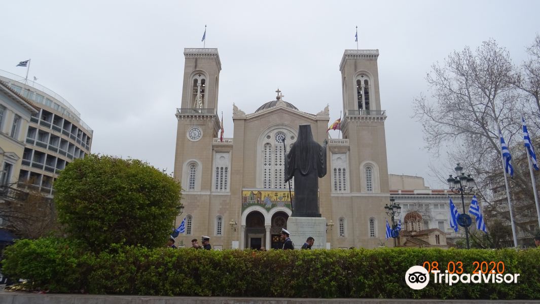 Statue of Damaskinos Papandreou旅游景点图片